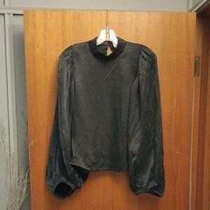 Elegant Black Women's Top NWT